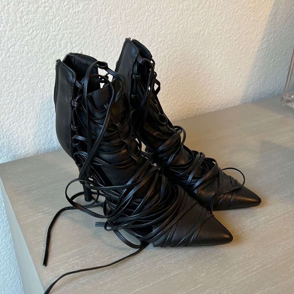 Lace up heels